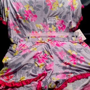 Women’s Pajama set with matching shorts